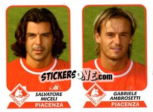 Sticker Miceli / Ambrosetti - Calciatori 2003-2004 - Panini
