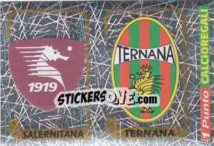 Cromo Scudetto Salernitana / Scudetto Ternana