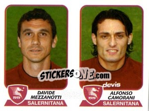 Figurina Mezzanotti / Camorani - Calciatori 2003-2004 - Panini