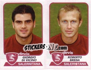 Figurina di Vicino / Breda - Calciatori 2003-2004 - Panini