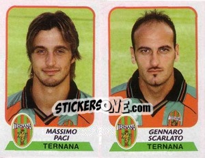 Sticker Paci / Scarlato - Calciatori 2003-2004 - Panini