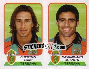 Sticker Terni / Esposito - Calciatori 2003-2004 - Panini