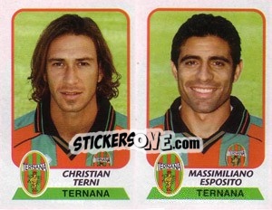 Figurina Terni / Esposito - Calciatori 2003-2004 - Panini