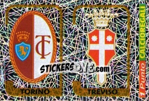 Sticker Scudetto Torino /Scudetto Treviso - Calciatori 2003-2004 - Panini