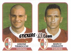 Figurina Tiribocchi / Ferrante - Calciatori 2003-2004 - Panini