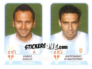 Sticker Gallo / D'Agostino - Calciatori 2003-2004 - Panini