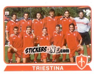 Figurina Squadra Triestina - Calciatori 2003-2004 - Panini