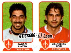 Figurina Pinzan / Bega - Calciatori 2003-2004 - Panini