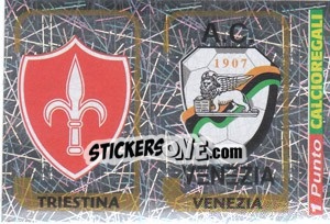 Sticker Scudetto Triestina / Scudetto Venezia - Calciatori 2003-2004 - Panini