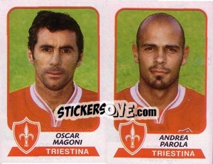 Sticker Magoni / Parola - Calciatori 2003-2004 - Panini