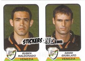 Cromo Maldonado / Giubilato - Calciatori 2003-2004 - Panini