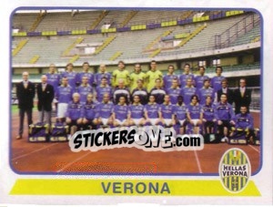 Cromo Squadra Hellas Verona