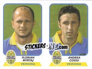 Cromo Myrtaj / Cossu - Calciatori 2003-2004 - Panini