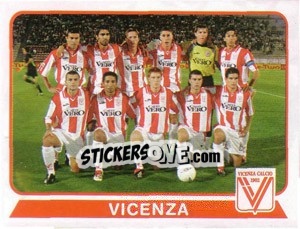 Figurina Squadra Vicenza - Calciatori 2003-2004 - Panini
