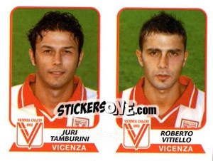 Figurina Tamburini / Vitiello - Calciatori 2003-2004 - Panini