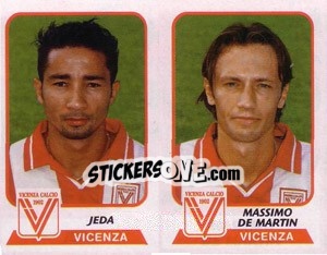 Sticker Jeda / de Martin - Calciatori 2003-2004 - Panini