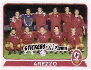 Figurina Squadra Arezzo - Calciatori 2003-2004 - Panini