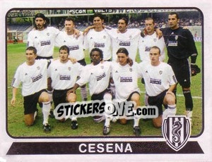 Figurina Squadra Cesena - Calciatori 2003-2004 - Panini