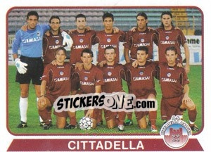 Cromo Squadra Cittadella - Calciatori 2003-2004 - Panini