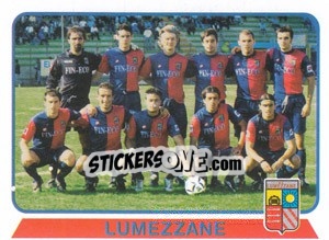 Cromo Squadra Lumezzane - Calciatori 2003-2004 - Panini