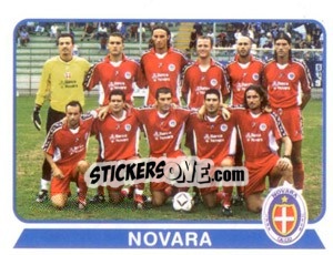Figurina Squadra Novara - Calciatori 2003-2004 - Panini