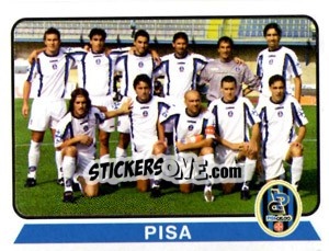 Sticker Squadra Pisa - Calciatori 2003-2004 - Panini