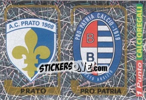 Figurina Scudetto Prato / Pro Patria - Calciatori 2003-2004 - Panini