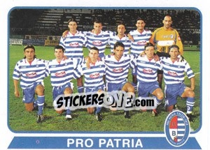Sticker Squadra Pro Patria