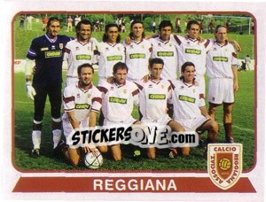 Cromo Squadra Reggiana - Calciatori 2003-2004 - Panini