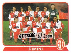 Figurina Squadra Rimini - Calciatori 2003-2004 - Panini