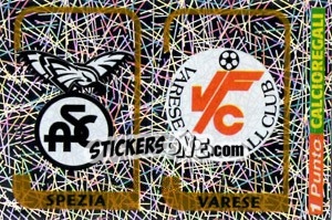 Sticker Scudetto Spezia / Scudetto Varese