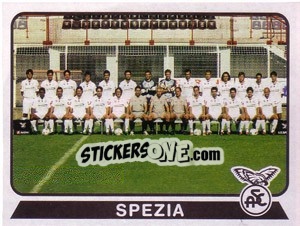 Sticker Squadra Spezia