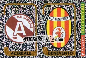 Cromo Scudetto Acireale / Scudetto Benevento - Calciatori 2003-2004 - Panini