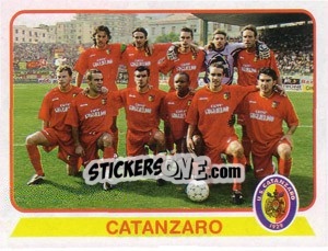 Figurina Squadra Catanzaro - Calciatori 2003-2004 - Panini