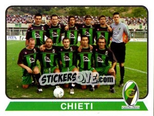 Sticker Squadra Chieti - Calciatori 2003-2004 - Panini