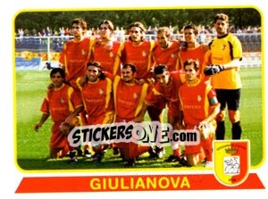Sticker Squadra Giulianova - Calciatori 2003-2004 - Panini