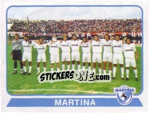 Figurina Squadra Martina - Calciatori 2003-2004 - Panini