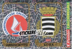 Sticker Scudetto Sambenedettese / Scudetto Sora - Calciatori 2003-2004 - Panini