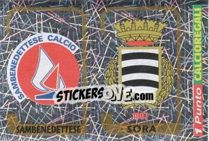 Sticker Scudetto Sambenedettese / Scudetto Sora