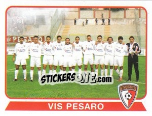 Cromo Squadra Vis Pesaro - Calciatori 2003-2004 - Panini