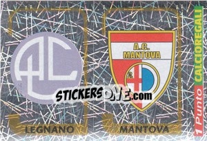 Sticker Scudetto Legnano / Scudetto Mantova