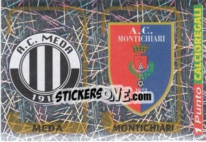 Sticker Scudetto Meda / Scudetto Montichiari - Calciatori 2003-2004 - Panini