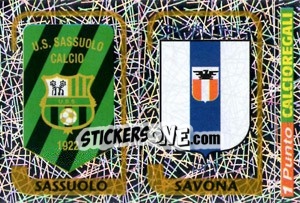 Sticker Scudetto Sassuolo / Scudetto Savona
