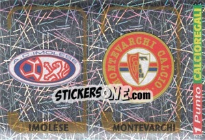Sticker Scudetto Imolese / Scudetto Montevarchi - Calciatori 2003-2004 n. 705 - Panini