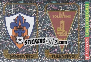 Sticker Scudetto Sansovino / Scudetto Tolentino
