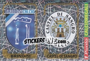 Sticker Scudetto Brindisi / Scudetto Castel di Sangro