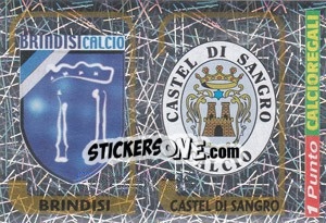 Cromo Scudetto Brindisi / Scudetto Castel di Sangro - Calciatori 2003-2004 - Panini