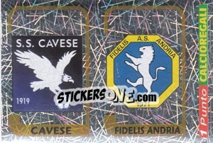Figurina Scudetto Cavese / Scudetto Fidelis Andria - Calciatori 2003-2004 - Panini