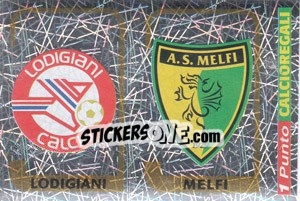 Sticker Scudetto Lodigiani / Scudetto Melfi - Calciatori 2003-2004 - Panini