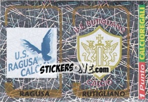 Sticker Scudetto Ragusa / Scudetto Rutigliano - Calciatori 2003-2004 n. 716 - Panini